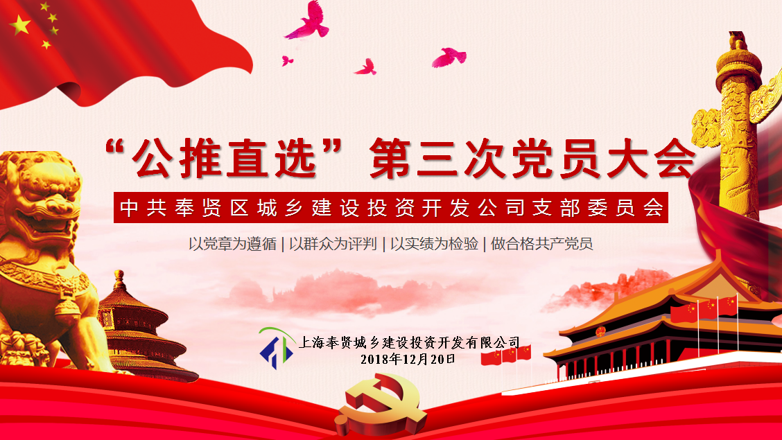 城投公司“公推直選”第三次黨員大會(huì )